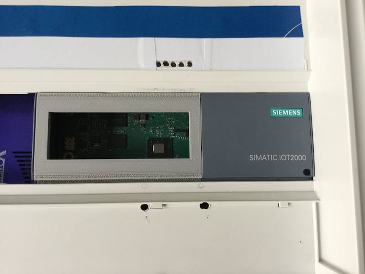 LCD Lid Mounted on IOT2020 Housing -Perfect Fit