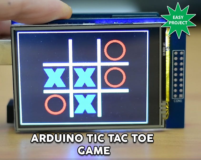 Arduino Touch Tic-Tac-Toe Game