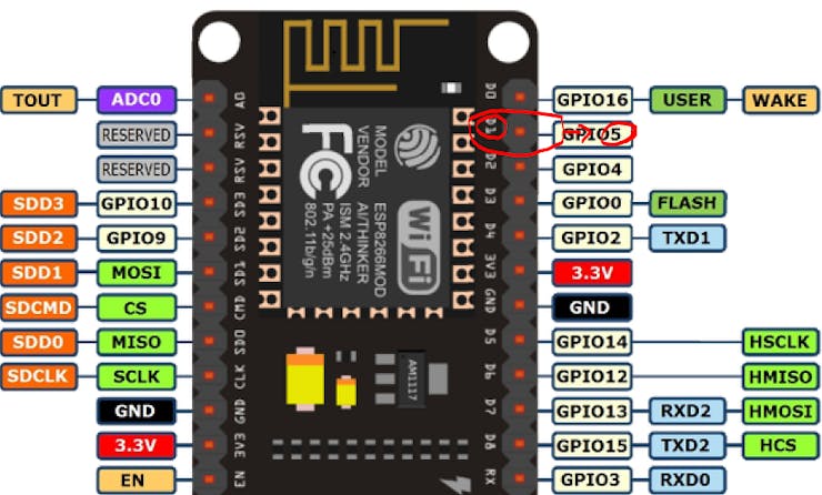 Esp8266 nodemcu v3 lolin схема