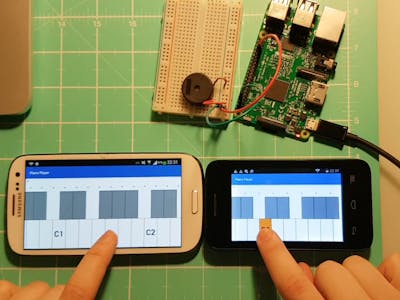 Distributed Piano Using Android Things