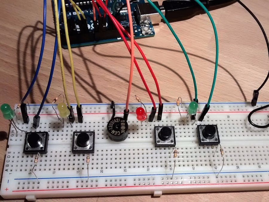 Breadboard to PCB Part 1 - Making the Simon Says Game 