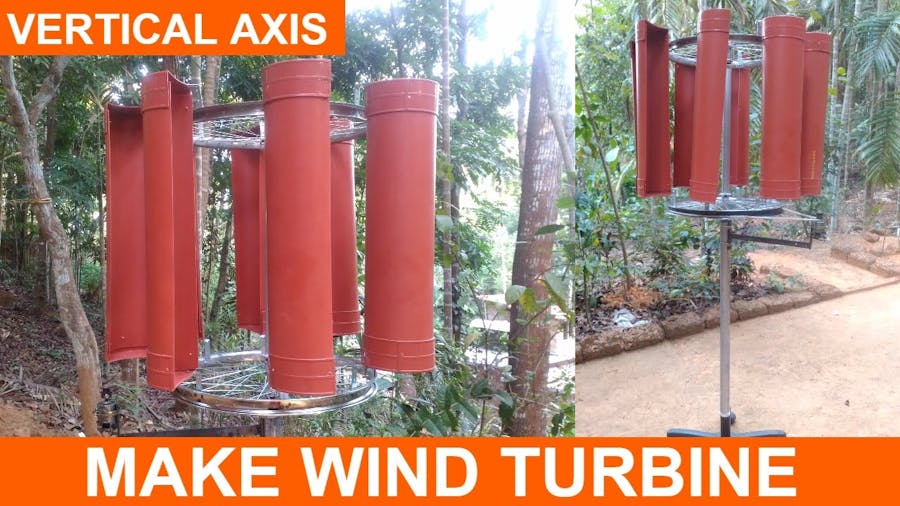 diy vertical wind turbine generator