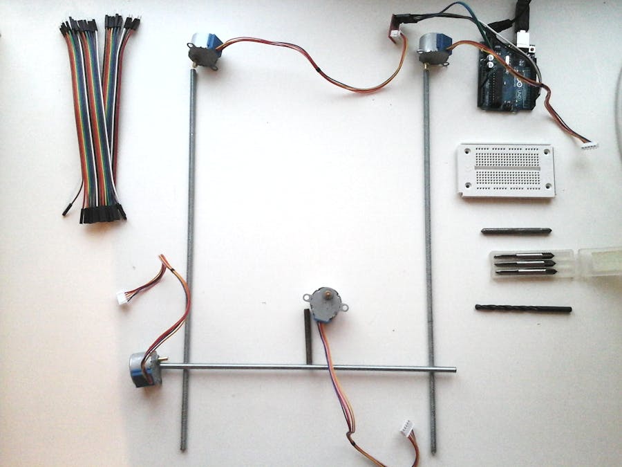 Cnc Flatbed Pen Plotter Arduino Project Hub