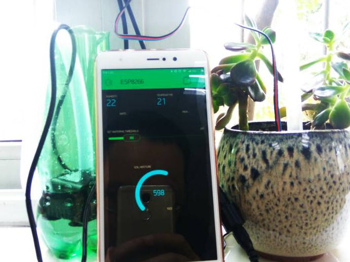 ESP8266 Tutorial: Build An Automatic Plant Watering System Circuit Diagram