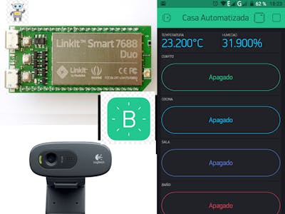 Blynk App with Linkit7688 Duo and Webcam