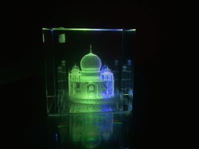 Portable LED Light Stand for 3D Crystal Laser Cube