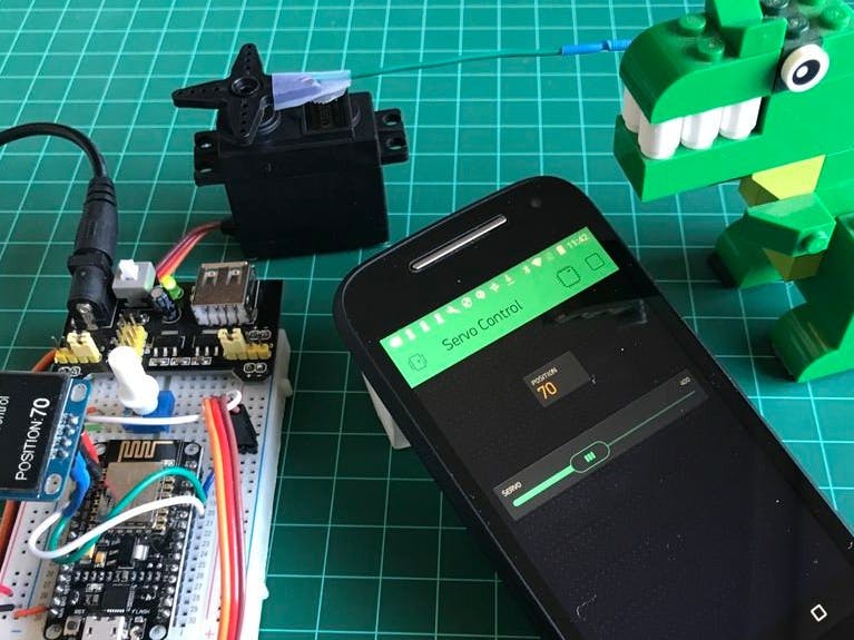 IoT Made Simple: Servo Control With NodeMCU and Blynk