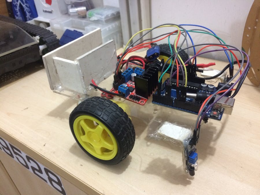Easiest Line Follower Robot Arduino Project Hub