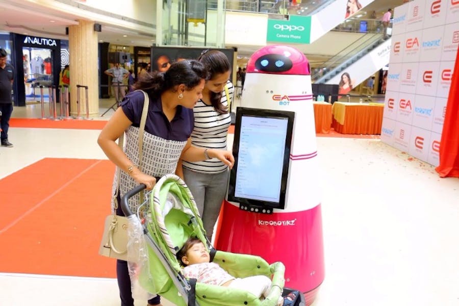 Mall Assistant Robot