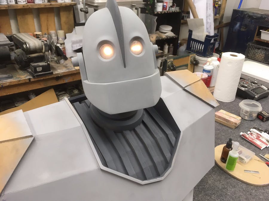Scratch built six foot "Iron Giant" project