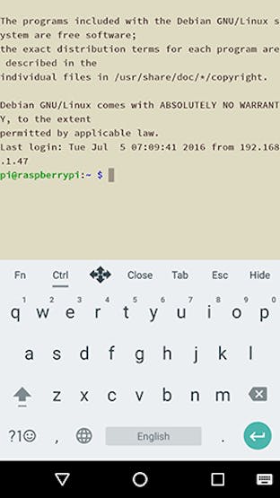 Controlling Raspberry Pi S Terminal Using Android Phone Hackster Io