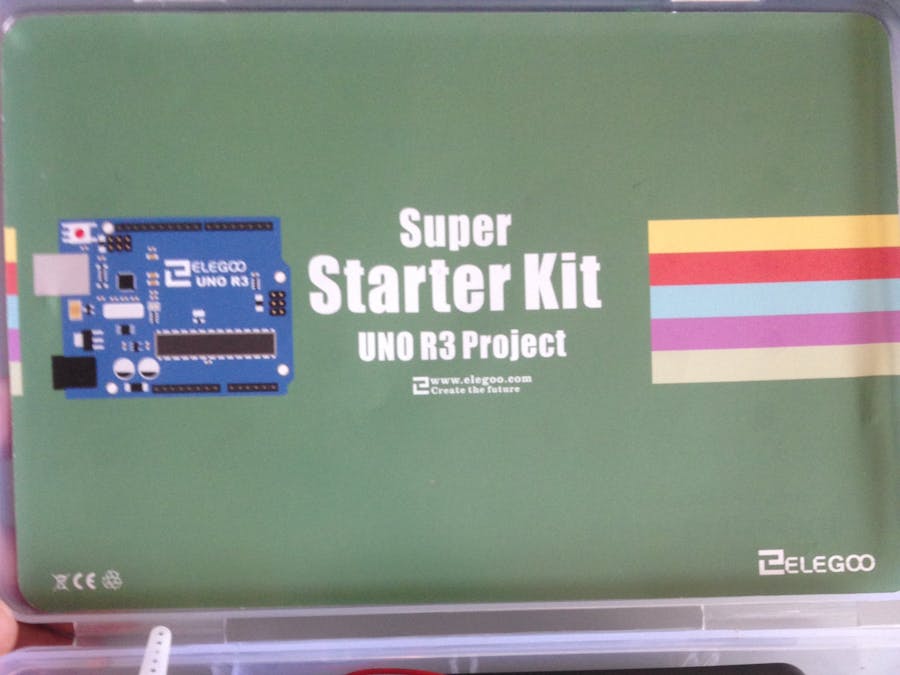 First Test: Super StarterKit from Elegoo - Infrared