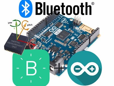 Arduino101 Bluetooth Intertial Measurement Unit (IMU)