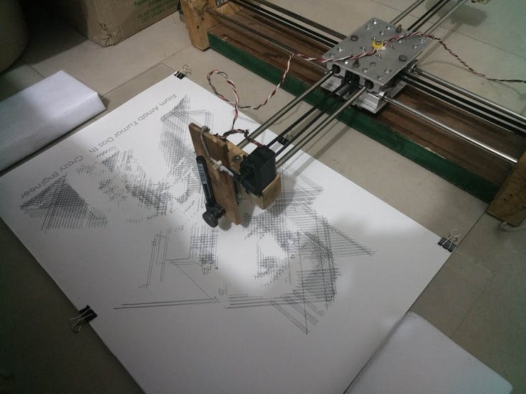 Crazy Engineer’s Drawing Robot Arduino GRBL CoreXY Drawbot - Hackster.io