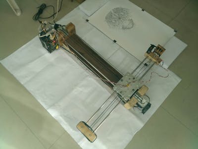 Crazy Engineer’s Drawing Robot Arduino GRBL CoreXY Drawbot  