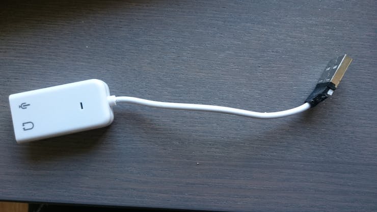 USB sound card, ready for modification