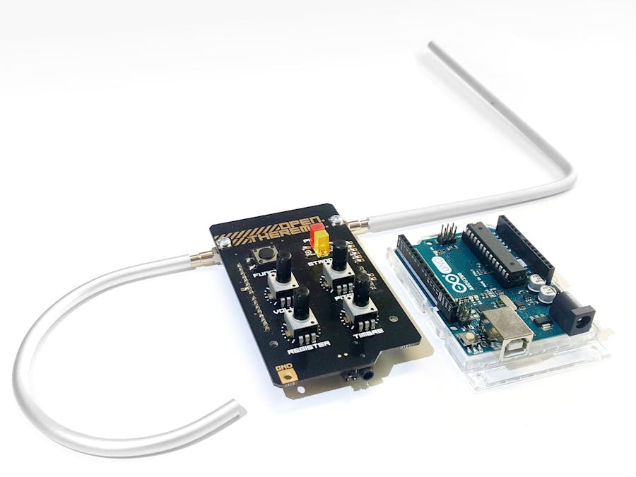 Real Theremin Using Open.Theremin Shield for Arduino