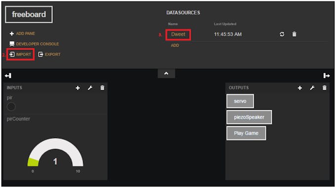 Import on freeboard