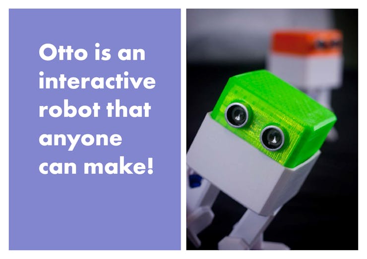 Otto DIY build your own robot in one hour! Hackster.io