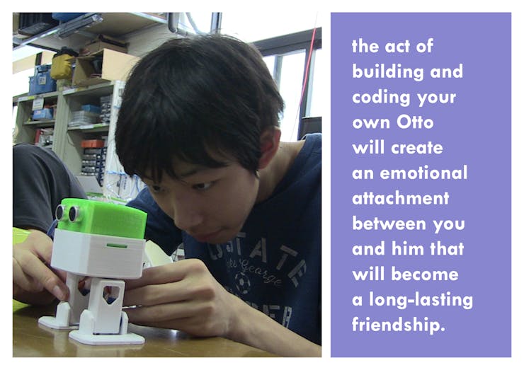 Otto DIY build your own robot in one hour! Hackster.io