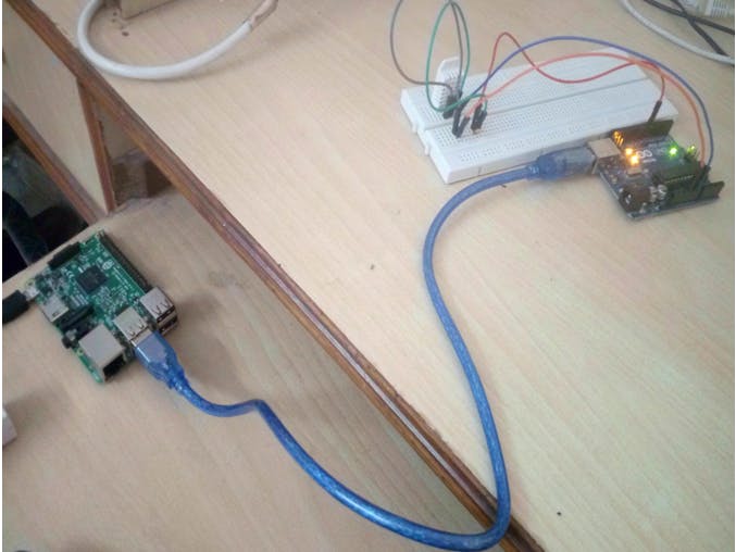 DHT22 data From Arduino to Raspberry Pi using MySQL and CoAP