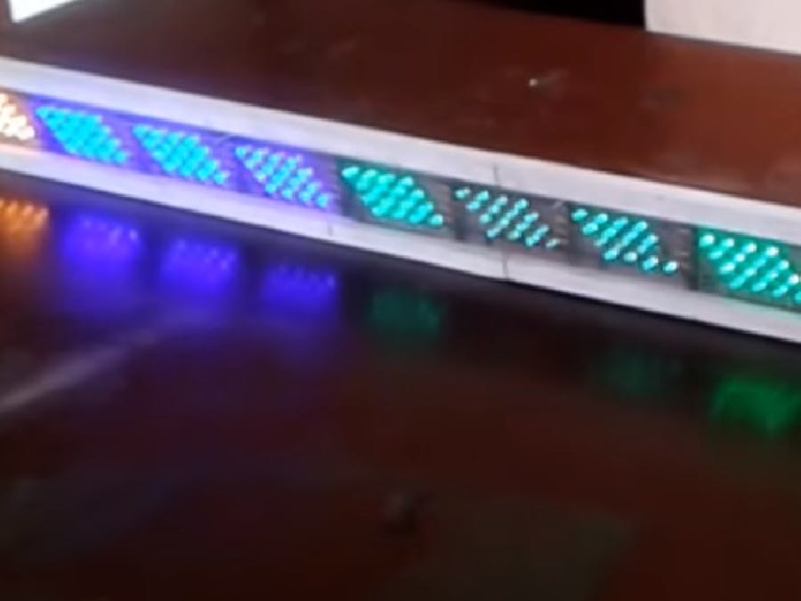 A GIANT LED VU METER