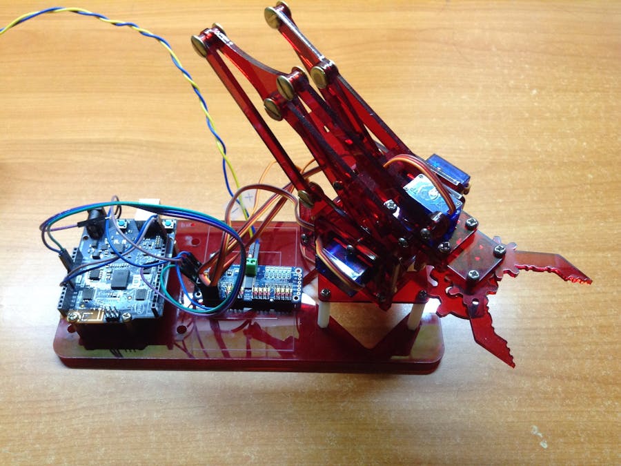 Control Mearm with Arduino 101 and Android Phone