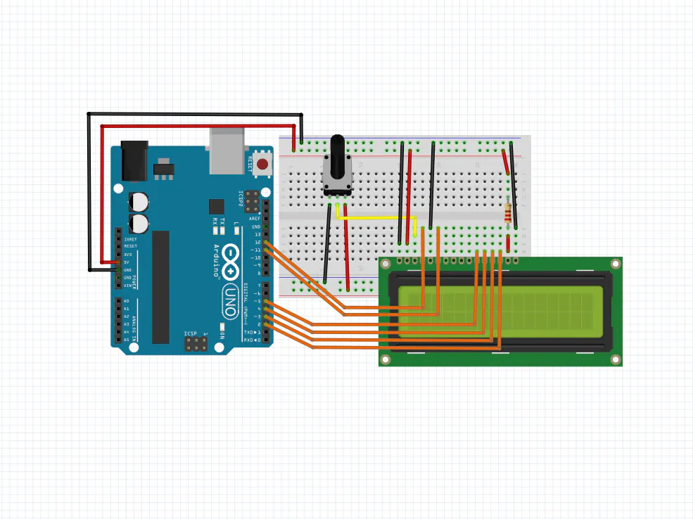 Easily Wire a 16x2 LCD - Arduino 