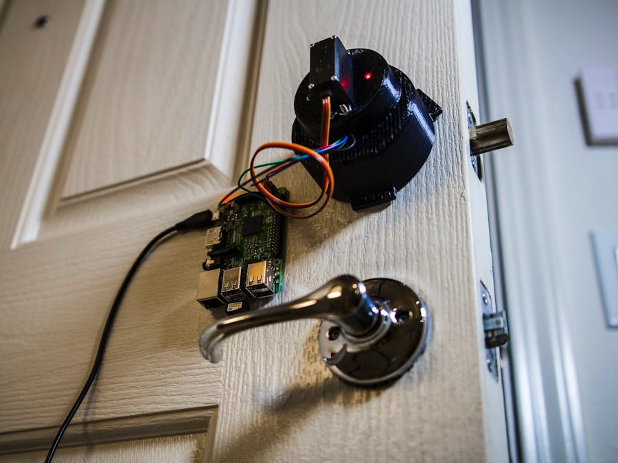 Smartphone Connected Home Door Lock Blynk Projects
