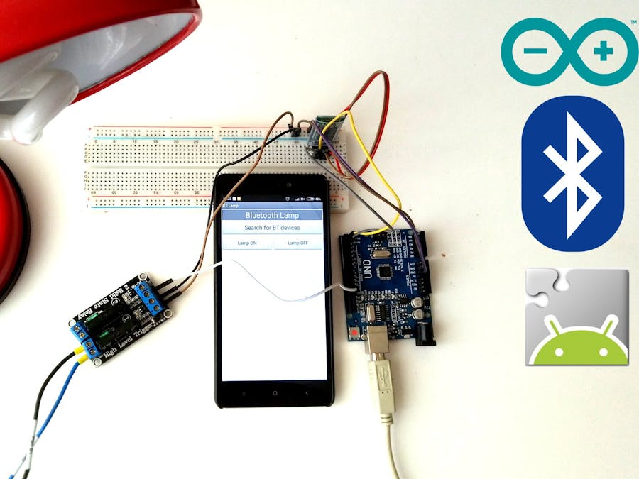 Smartphone Controlled Lamp | Arduino + MIT App Inventor