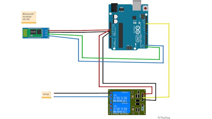 Smartphone Controlled Lamp | Arduino + MIT App Inventor - Arduino