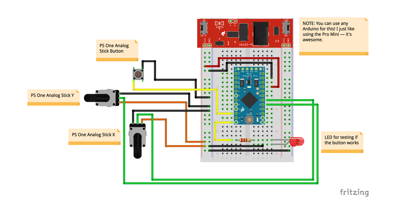PlayStation One Analog Sticks With Arduino - Hackster.io playstation 3 circuit diagram 