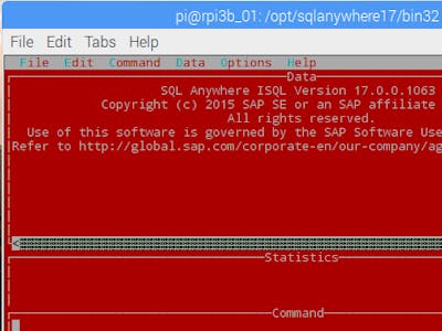 Setup SQL Anywhere on Raspberry Pi