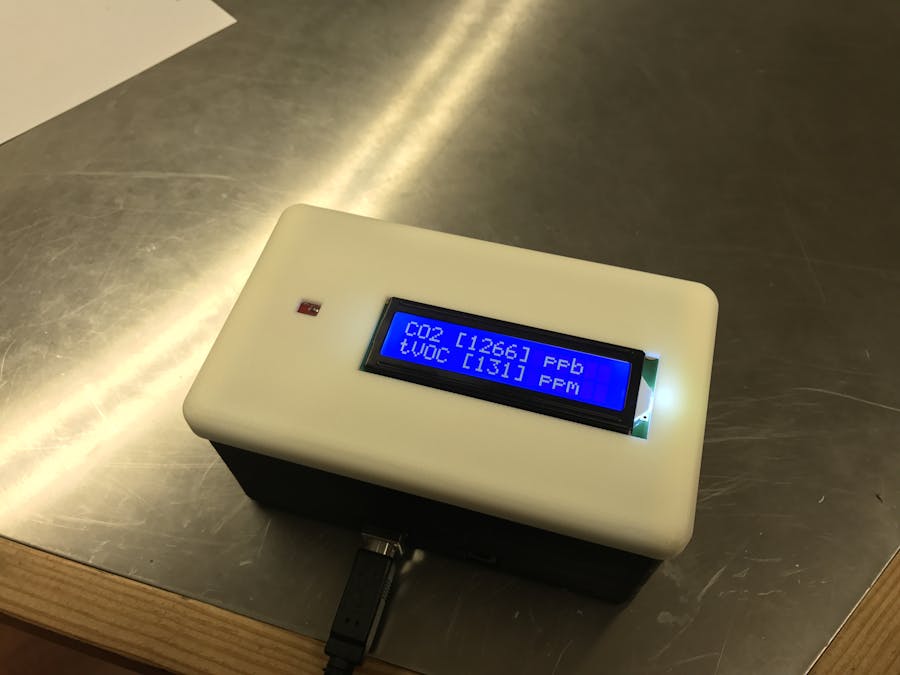 Air Quality Monitor Live Display
