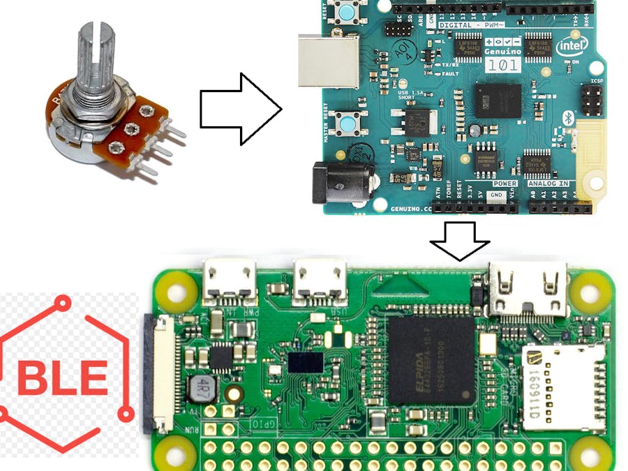 Arduino 101 Connects With Raspberry Pi Zero W Arduino Project Hub