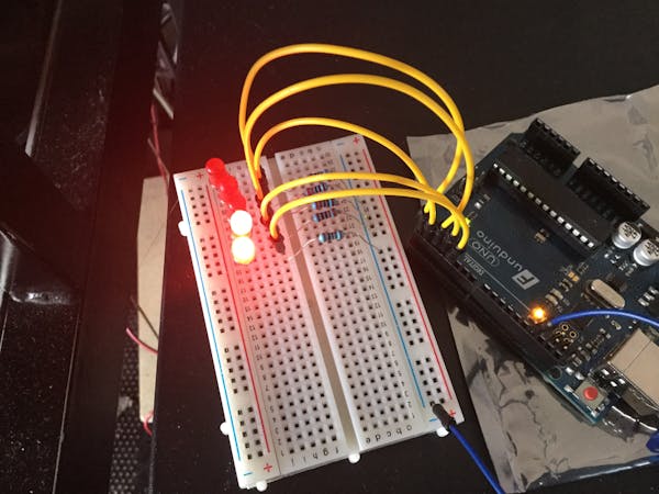 Light arduino blinking Blink: Making