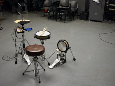Minimal MIDI Drum Kit with 3D Printer