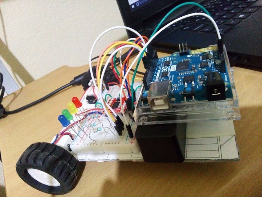 My First Arduino 101 Car Controlled by BLE