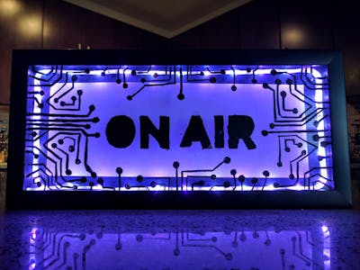 Smart Conductive 'On Air' Sign!