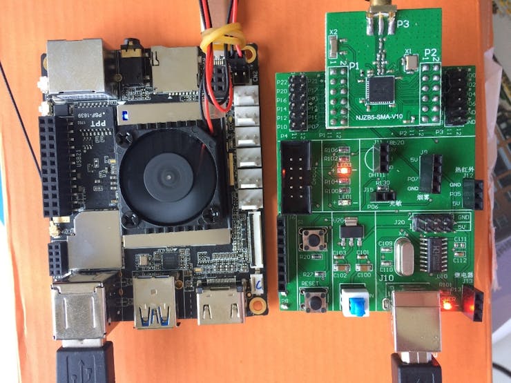 Figure 3. ZigBee Coordinator with LattePanda
