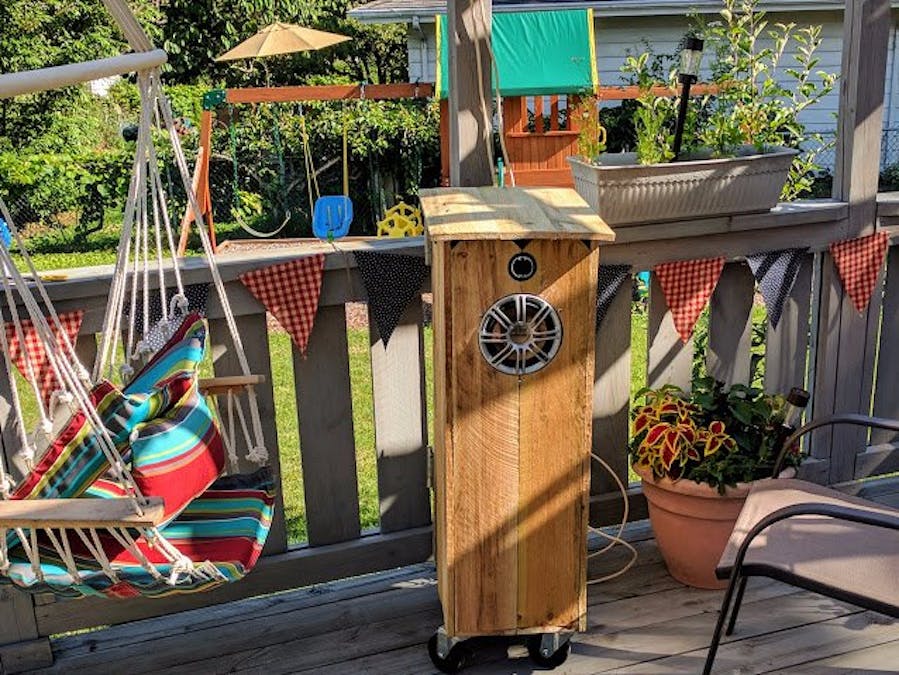 Deck Speaker or Solar Powered Outdoor Speaker Cooler (SPOSC)