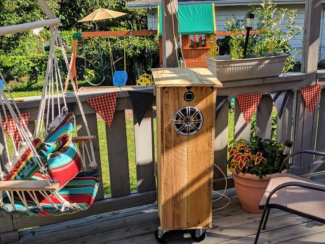 Deck Speaker or Solar Powered Outdoor Speaker Cooler (SPOSC)
