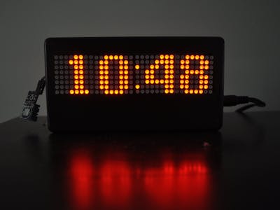Large Digit Time, Day, Date, Temperature + Humidity Display