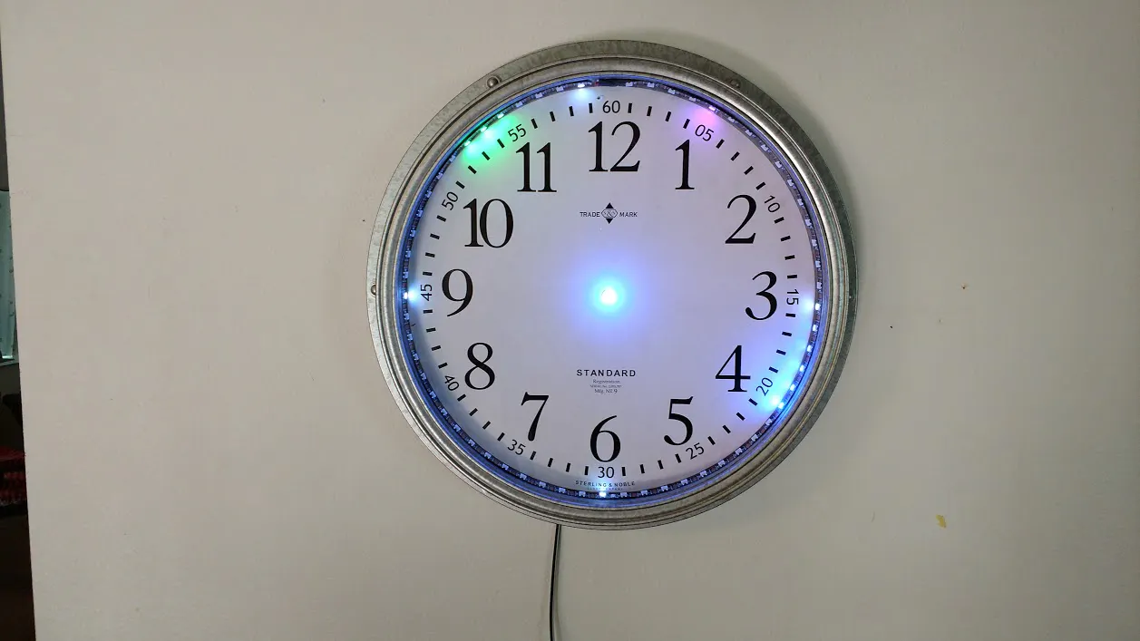 Cheap NeoPixel Strip Clock - Hackster.io