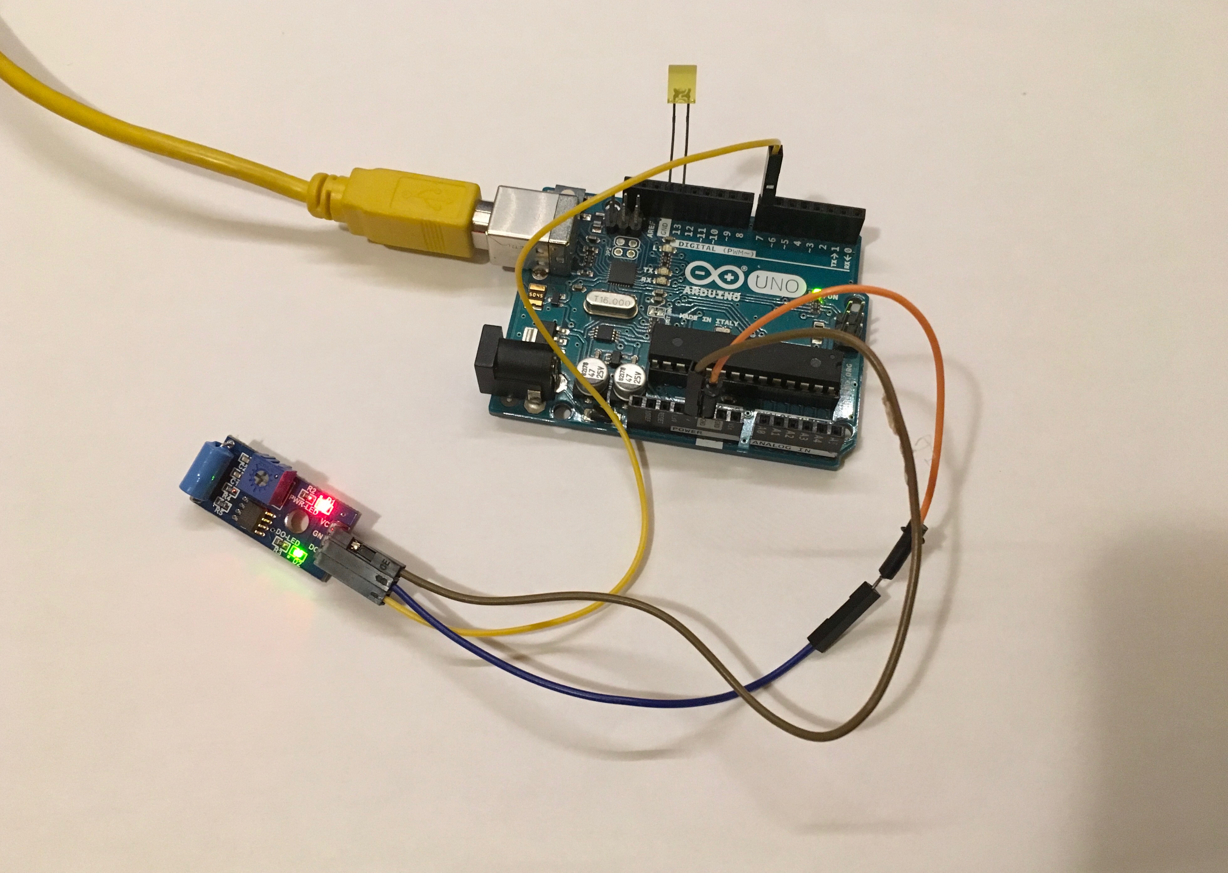 Vibrations Sensor Vibrationssensor LM393 für Arduino Raspberry Pi Prototyping 