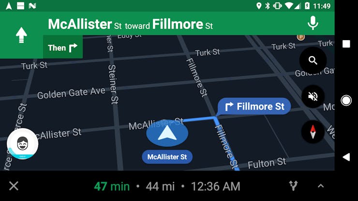 Android app that opens up a bubble