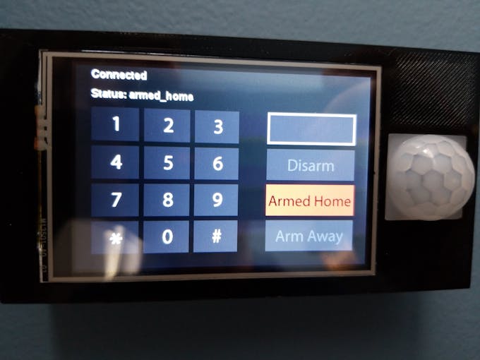 DIY Alarm Control Panel for Home Assistant Hackster.io