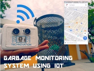 smart system arduino monitoring garbage using project iot hackster waste management cities io sensor embed things projects monitor automated innovative
