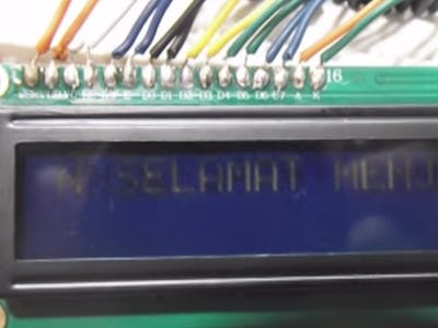 Text Berjalan pada LCD 16x2 menggunakan Arduino UNO