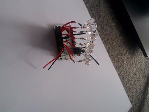 kontrol led maju dan mundur nodemcu